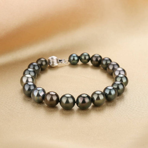 8-11mm Tahitian South Sea Pearl Bracelet AA+ Quality - House Of Pearls